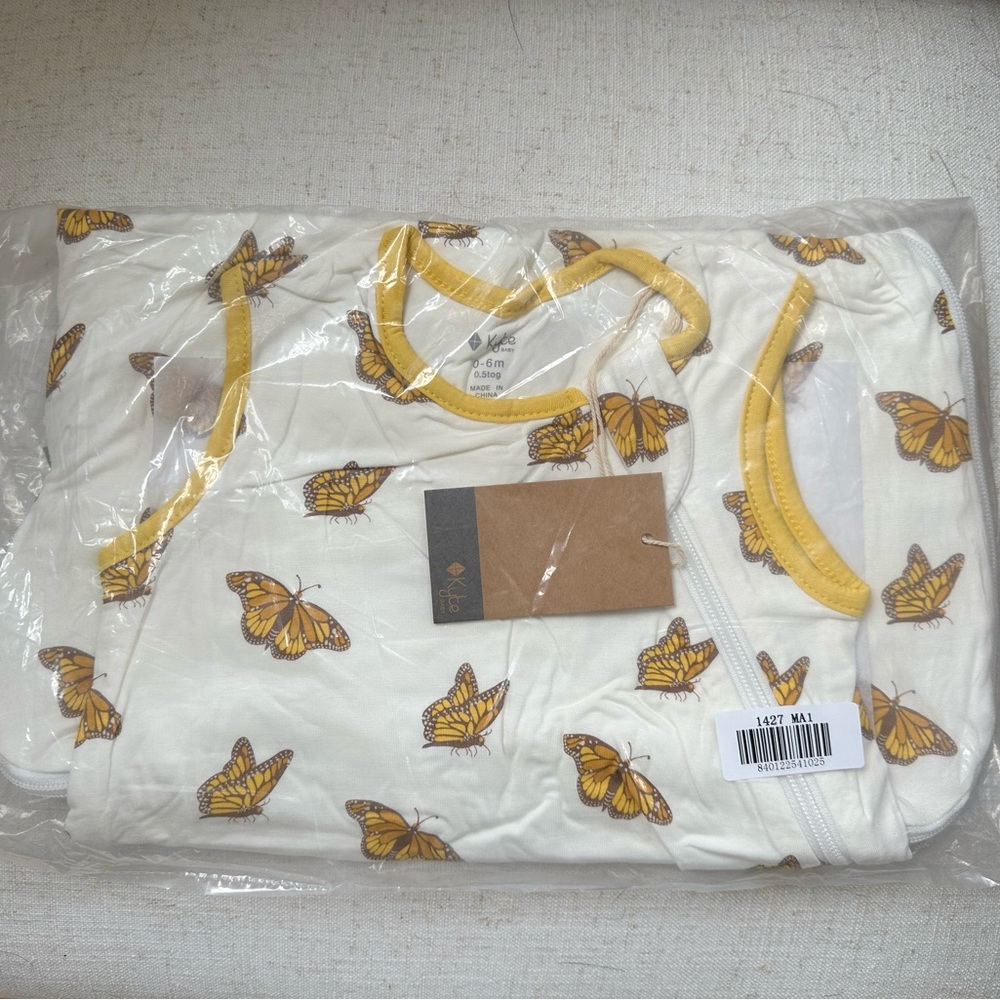 Kyte Baby Sleep Bag in Monarch 0.5 tog